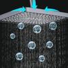Grey Shower System High Pressure Rainfall Shower Set Digital Shower Faucet Set  Water Saving