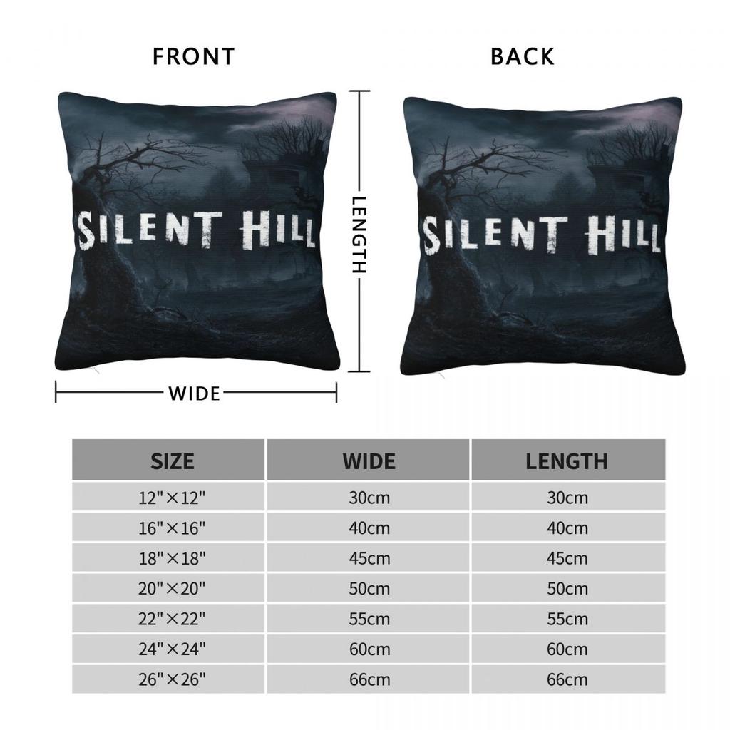 Seat Decorations Silent Hill F Horror Game Pillowcase Merch Pillow Cover Zippered Multi-Size