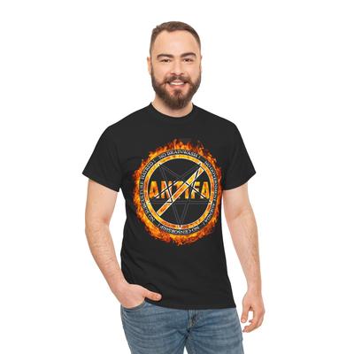 Say No To Antifa Domestic Terrorists Firestar Unisex Heavy Cotton Tee