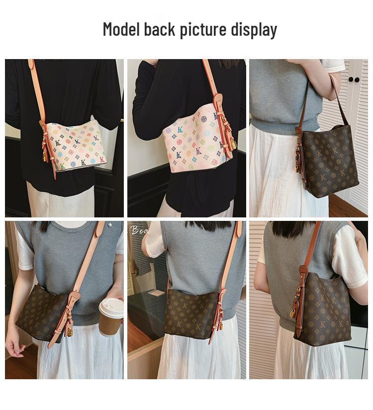 2026 Women's Spring Monogram Shoulder Bag: High-End Fashion & Versatile Handbag
