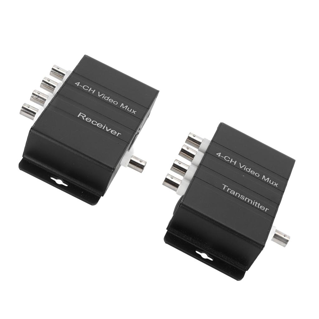 4 Channel Video Multiplexer Interference Resistant 4 HD Video to Coaxial Cable Multiplexer Transmitt