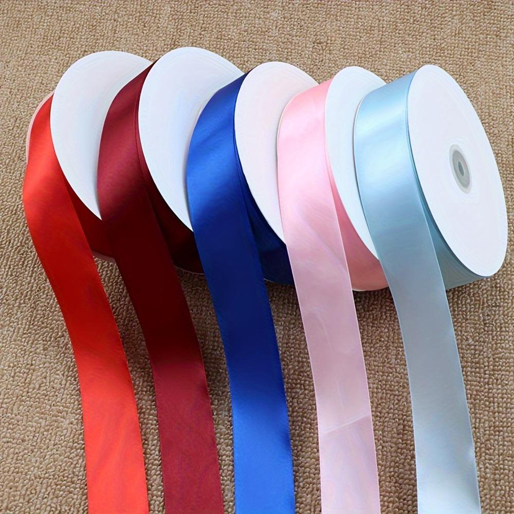 1 rolka poliestrowej wstążki materiałowej idealna na kokardy, pakowanie prezentów, dekorację tortu, dekorację na ślub, urodziny