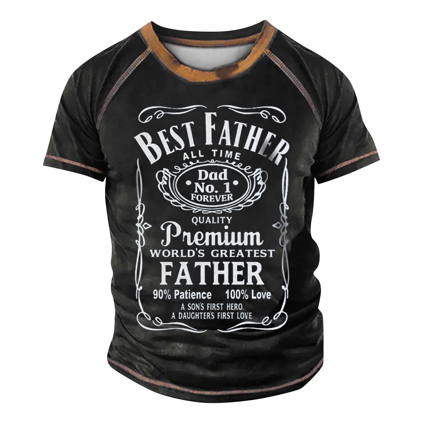 Men s Raglan T-shirt Retro Short Sleeve Round Neck Letter Printing Tops XXL чёрный 1530₽