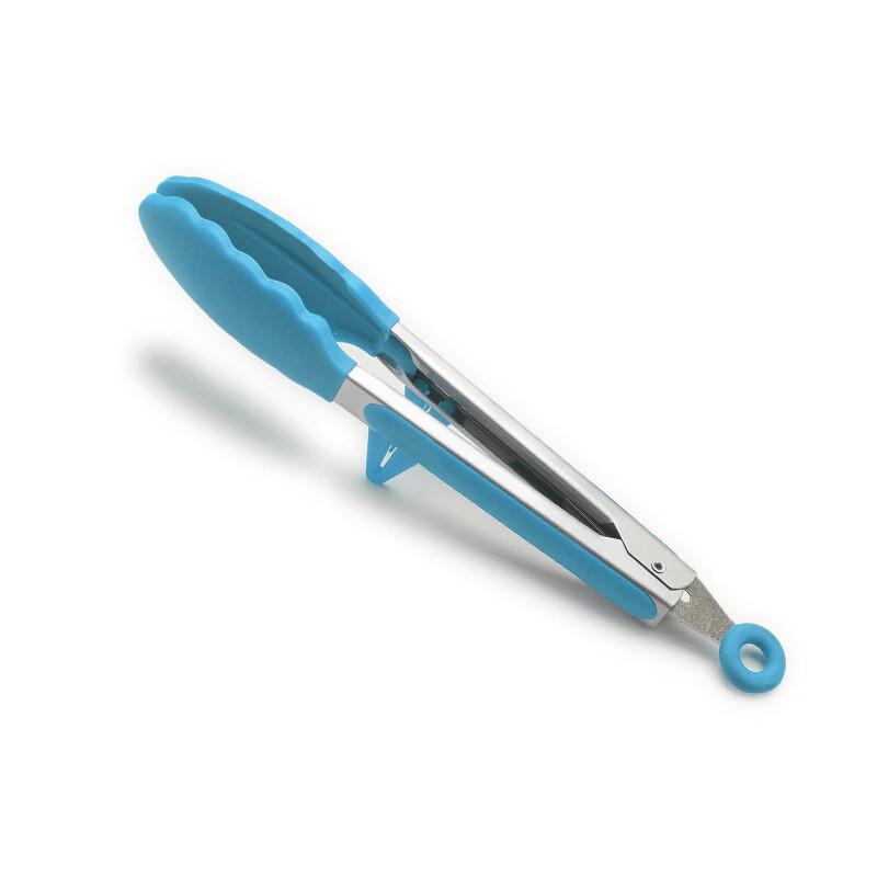 Food Tongs with Integrated Stand