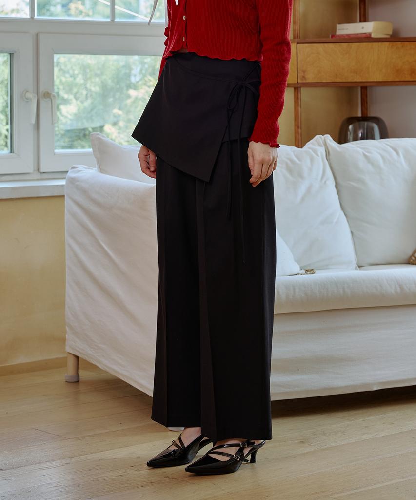 Alikim Moon Night Wrap Skirt / Black