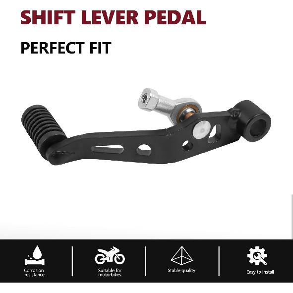 Gear Shift Lever Shifter Foot Pedal Motorcycle Accessories Replacement for Yamaha TENERE 700 Tenere700 2021 2022 2023 2024(Black)