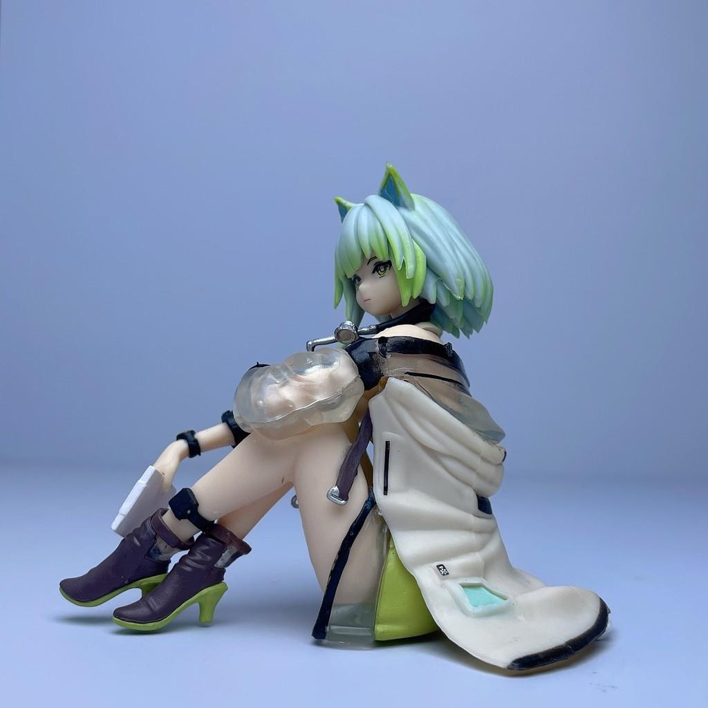 Ark Tomorrows Adorable Kelsey Pvc Figure Sitting Pose Anime Decorative Item