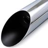 Daytona Slash Steel with Chrome Plated for DS250 95123 Slip-on Muffler, Cut, Finish, (08-17)