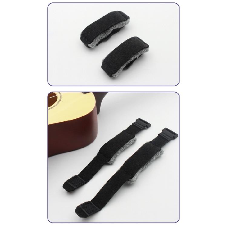 Gitarrsträngsdämpare Gitarrbandsdämpare Gitarr Basdämpare Justerbart Basdämpningsskydd Band Gitarrdel