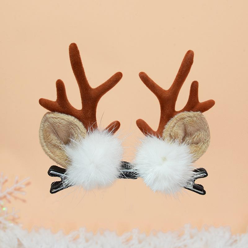 Weihnachts Rentier Geweih Haarspange - Feenwald Stil Stirnband für Mädchen