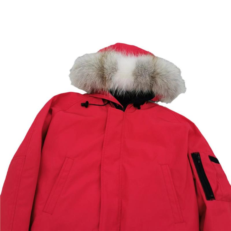 Big goose down jacket Canadian bomber jacket men's and women's jackets couple parka Putin M
