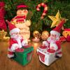 Christmas Decorations Home Decoration 2025 Home Electric Santa Claus Party Dressing Happy New Year Childrens Toys Party Supplies