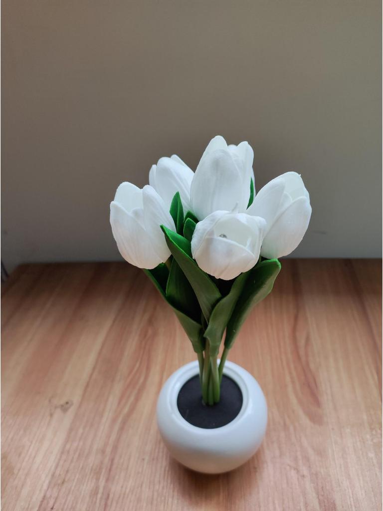 Dimmbares LED-Tulpen-Nachtlicht Blumenstrauß für Schlafzimmer-Dekoration