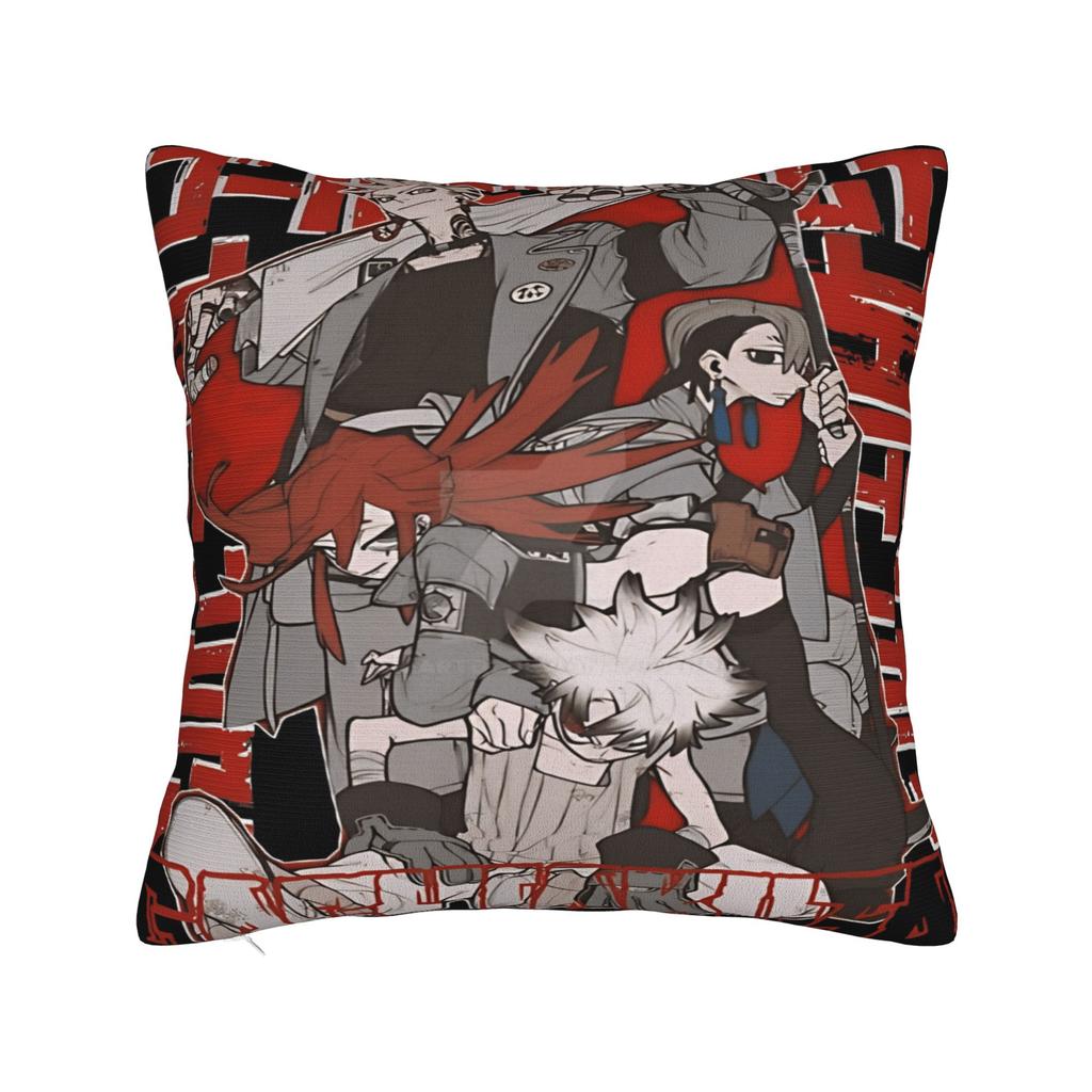 Gachiakuta Jabber Wonger Pillow Cover Soft Cushion Cover Retro Trendy Pillow Case For Chair Sofa Home Decor