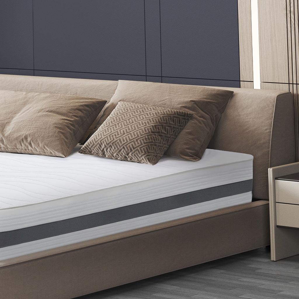 Matelas en Waterfoam hypoallergénique, 16 cm | Garnissage en ouate et housse en tissu 3D respirant, anti-acariens et antifongique 