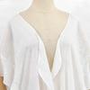 Oversized Swim Cardigan Polyester Fiber Sun Protection Top Fashion Bikini Shawl  Women