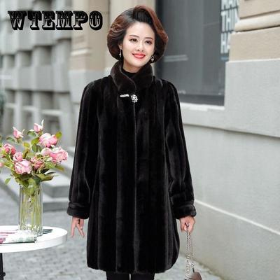 Abrigos de visón real para mujer, abrigo de piel de visón para mujer, abrigo de piel largo auténtico, ropa de invierno para mujer, abrigos de piel sintética de gran tamaño 5xl