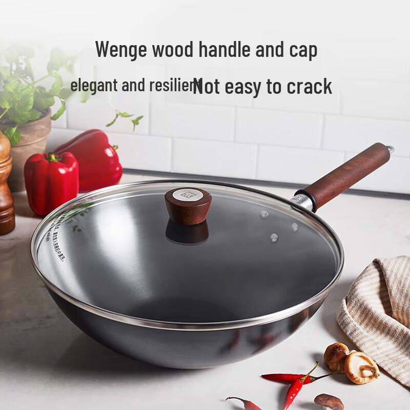 ZWILLING 30cm DRAGON Non-Coated Iron Wok