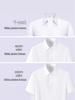 Women's Slim Fit Long Sleeve Bamboo Fiber Anti-Wrinkle White Shirt for Business or Casual Wear