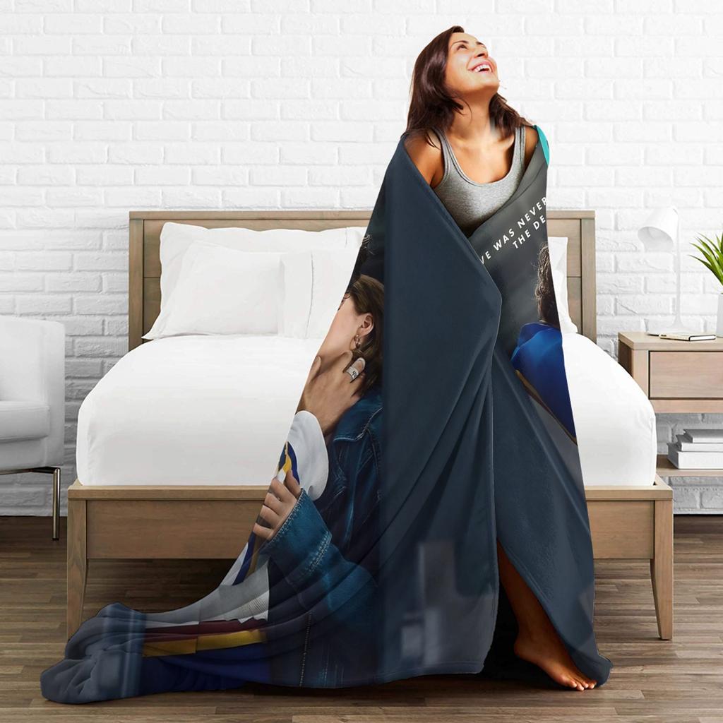 Off Campus Hannah and Garrett Blankets Flannel Throw Blankets Summer Air Conditioning Soft Warm Bedspreads,