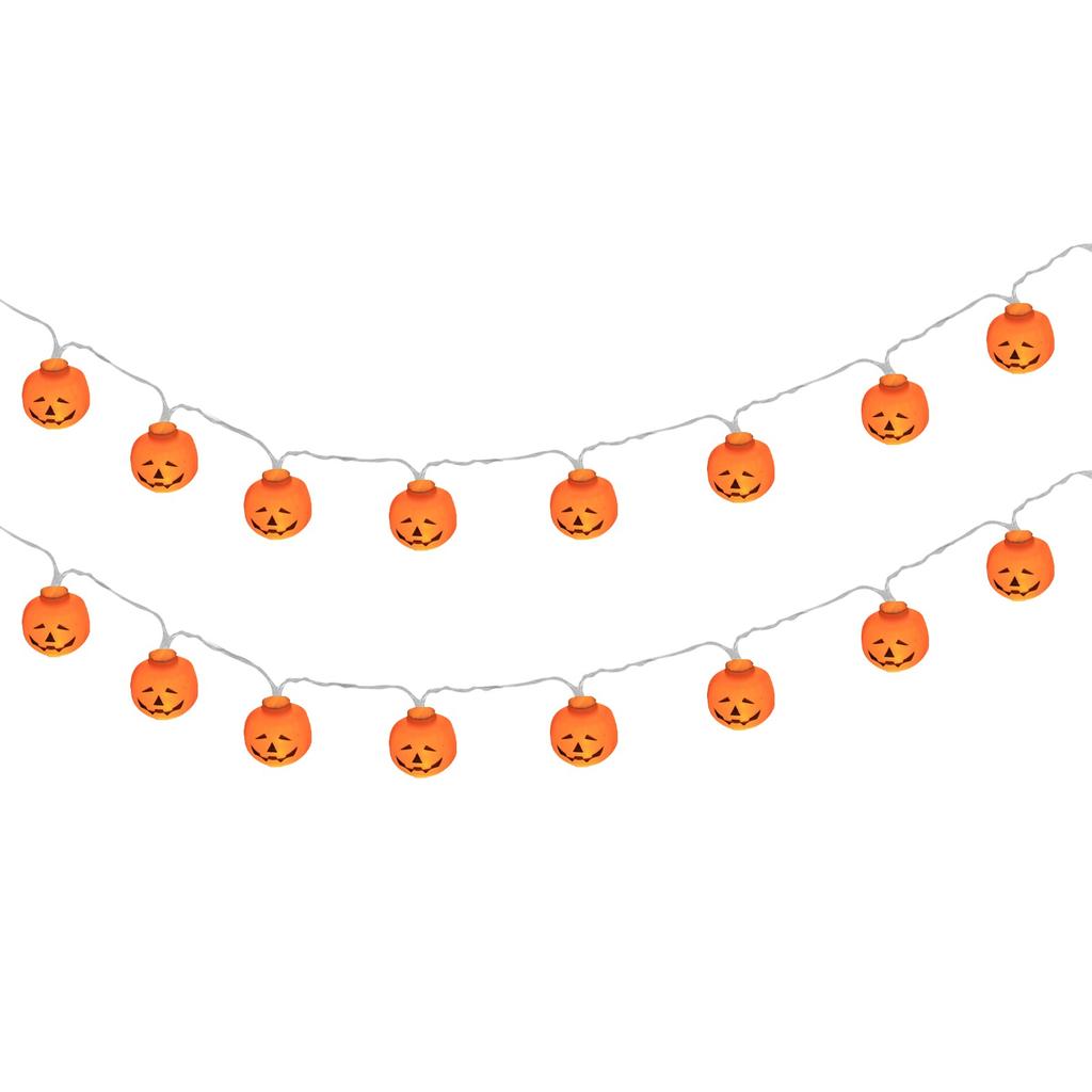 Pumpkins Ghost Skulls Holiday Party Decoration Light LED Halloween Ghost Festival Pumpkins Light String