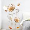 Beautiful Flower Wall Sticker For Living Room Background Decor Self-Adhesive Home Decor