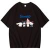 Nuova T-shirt Estiva HelloKitty da Donna T-shirt Carina Abbigliamento Cotone Stampato con Lettere Moda Casual Manica Corta Top da Donna