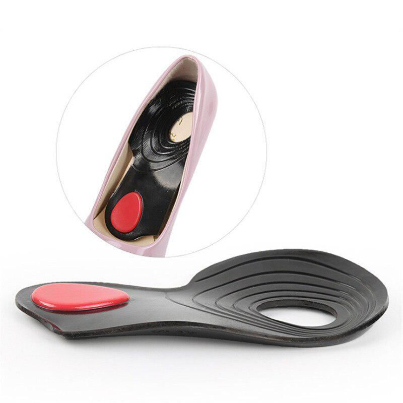 1 Pair Shoe Insole Pad Inserts Heel Post Back Breathable Anti-slip for High Heel