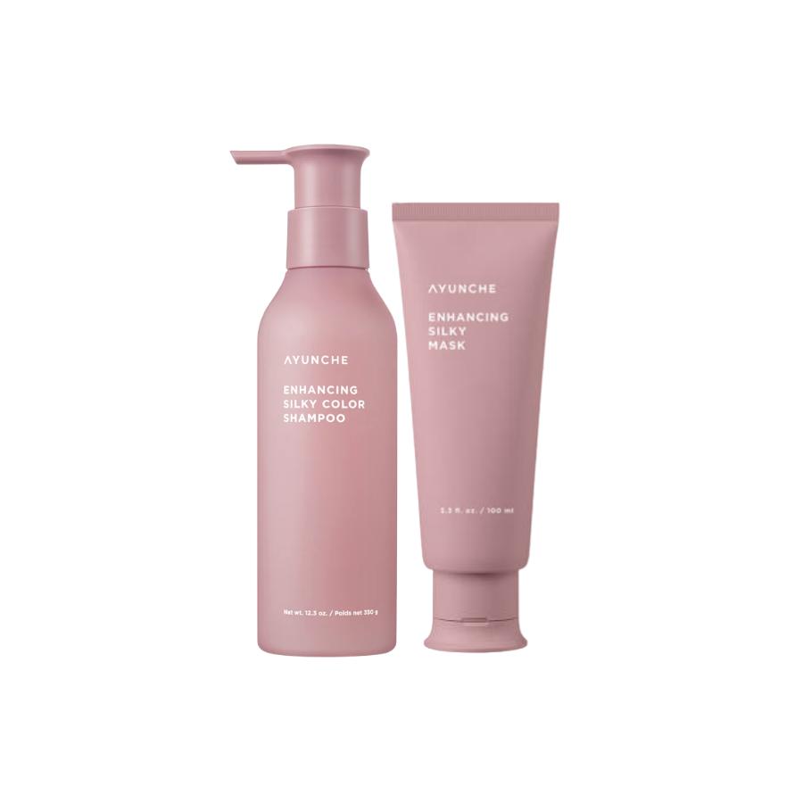 Ayunchae Enhancing Silky Hair Care Set [Shampoo, Mask, Oil]