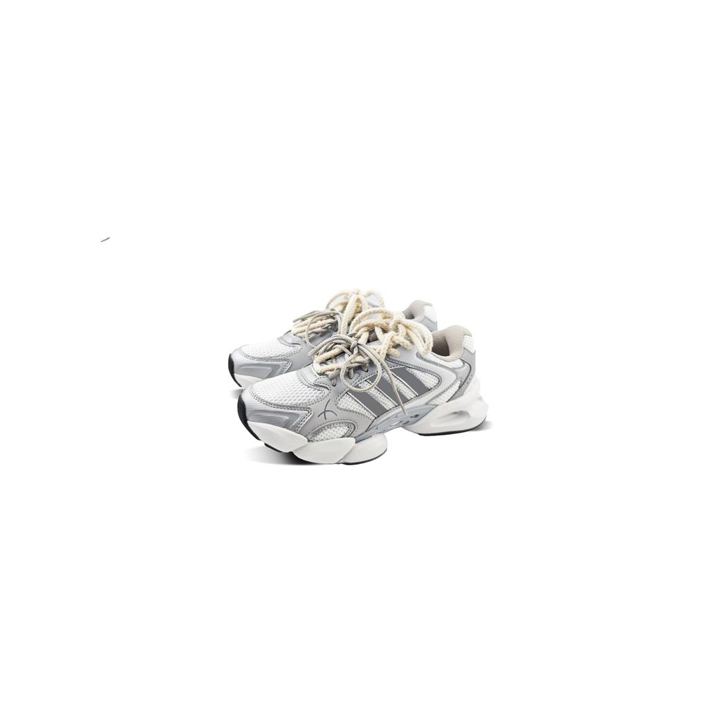 Adidas MEGASTRIDE Cushioning, Wear Resistant Low top Casual City Commuting Running Shoes Unisex Light Gray JR6333(Team1295-)