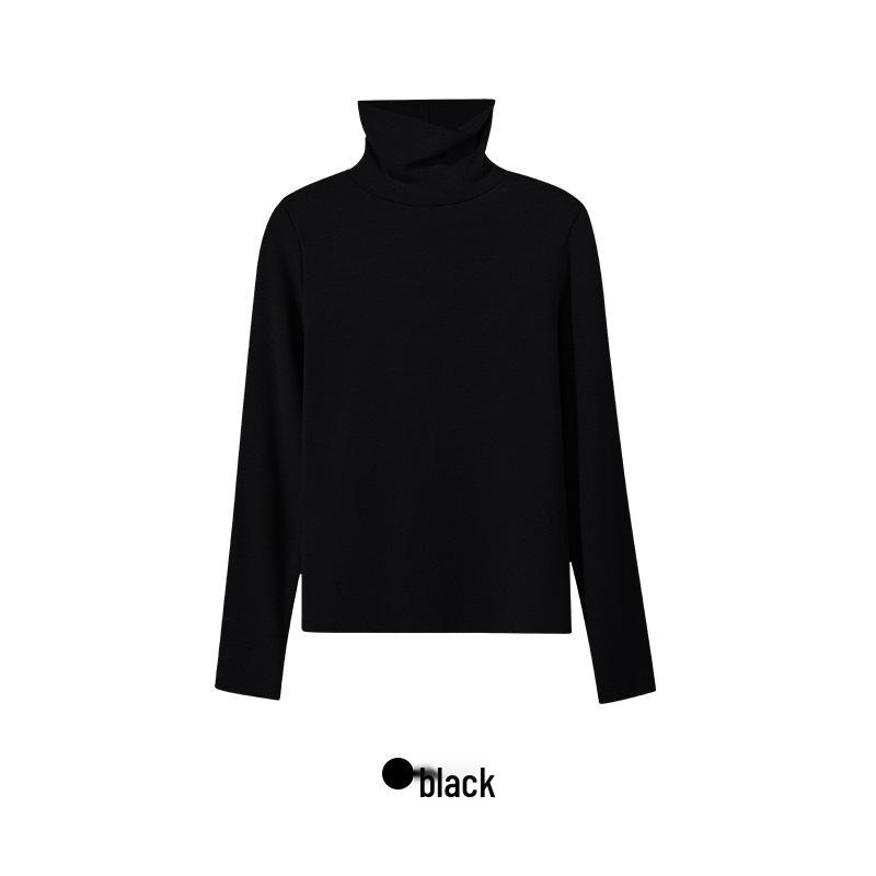 

2025 Autumn/Winter Women s Wool High Neck Ribbed Pullover XL (115-130)