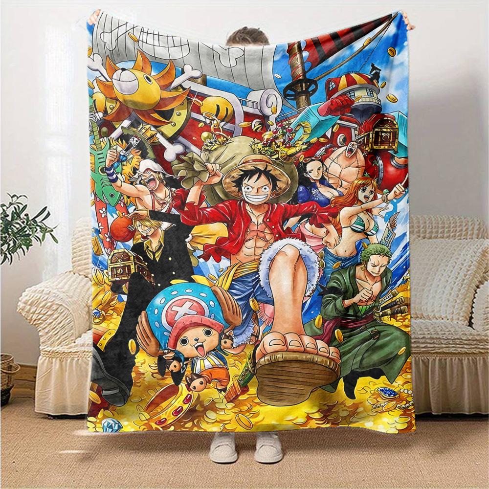1pc One Piece Throw Blanket Soft Flannel, Cozy All Season Polyester Perfect for Home, Office