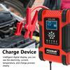 Car Battery Chargers 12V/12A 24V/6A Full Automatic Smart Battery Chargers Maintainer Portable