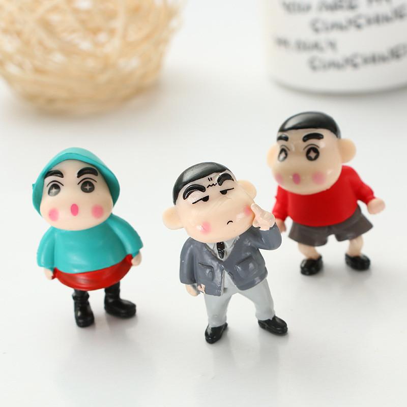 Shin Crayon Raincoat Chan Pvc Action Figure Model For Decoration Birthday Gift