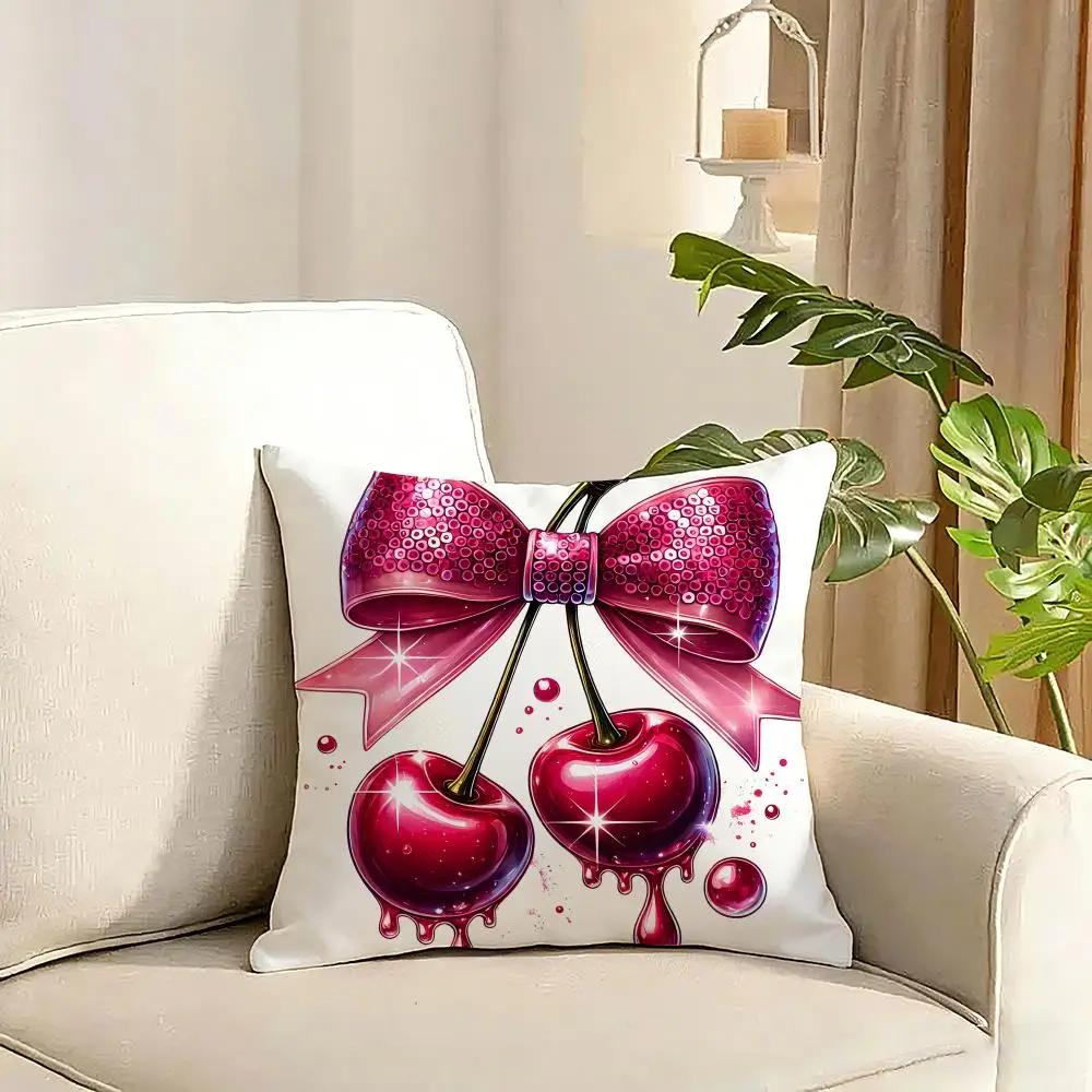 kirsh Cushion Cover Reversible Plush Pillow Cover Soft Fluffy Home Decor for Sofa Bedroom