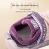 Winter 2025 Kids' Sports Shoes: Two-Layer Cotton Velvet Sneakers for Toddlers & Children, Boys & Girls Casual.