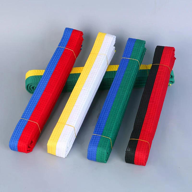 1 PC Taekwondo Colored Ranking Belts Cotton Martial Arts Judo Karate TKD Aikido Uniform Belt Kids Adult