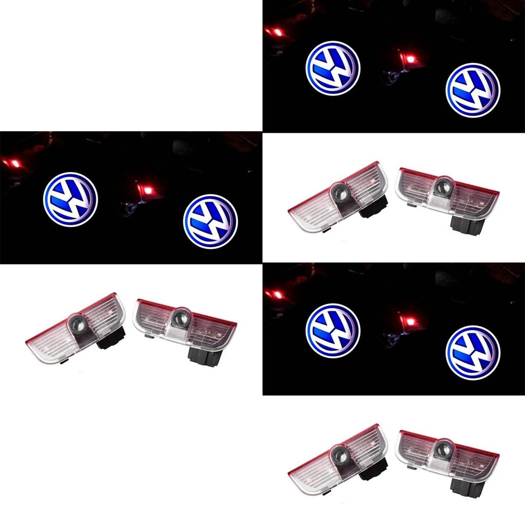 Éclairages de Porte de Voiture LED Volkswagen Effet de Projection Haute Définition 2 Pièces