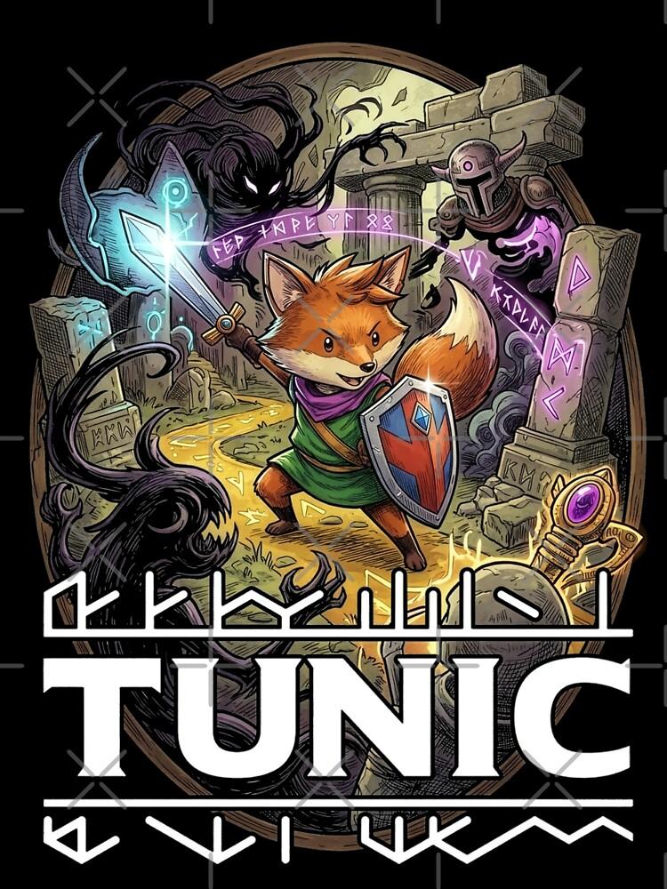 Tunic Fox Overworld Swamp Dark Tomb Exploration Oversized T-Shirt