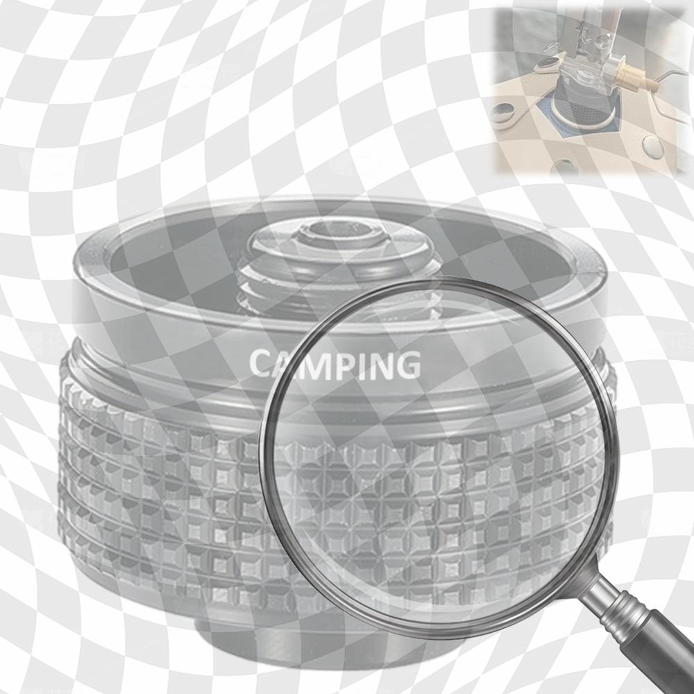 Aluminum Alloy Camping Gas Tank Connector Small Gas Tank Adapter Gas Tank Stove Extend Adapter for Outdoor Backpack Hiking China Mainland
