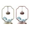Lotus Flower Hanging Incense Burner Alloy Metal for Bathroom Multifunctional