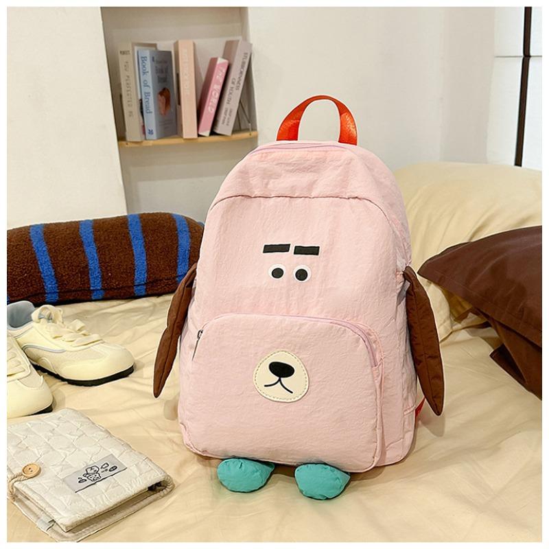 New high-value, fresh, sweet and cute puppy backpack, large-capacity backpack for primary and secondary school students