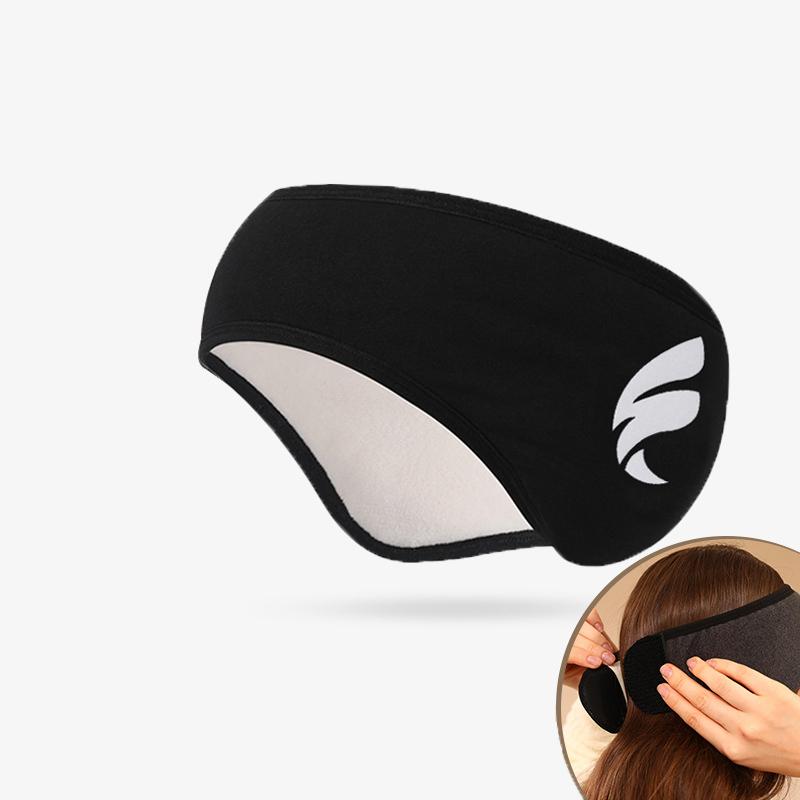 Sleep Mask Blackout For Relaxing Plush Blindfold Cotton Sleeping Blindfold For Men Women Anti-noise Earmuff