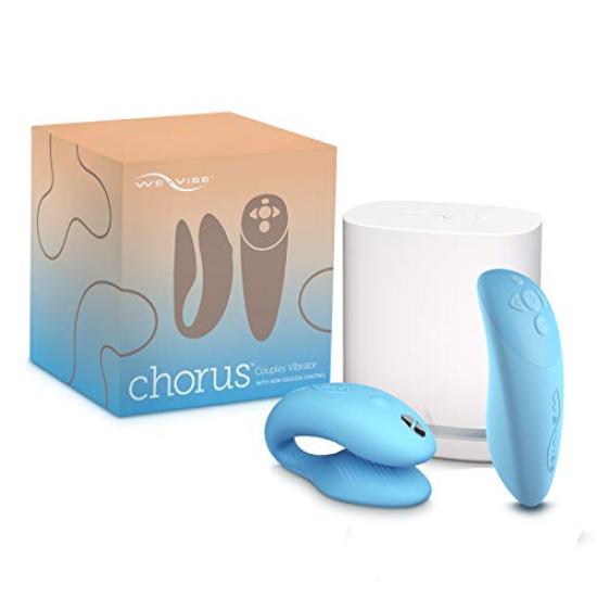 Chorus Set Unisex Vibrator New Features Improved Connection and Squeeze Remote Control 10 Vibration Modes Remote Control Included Stimulation