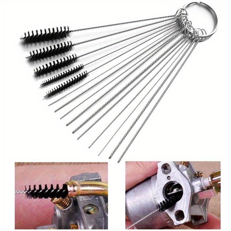 Carburetor Carbon Dirt Jet Remove Cleaning Needles Brushes Cleaner Tools for Automobile Motorcycle Welder Carb Chainsaw