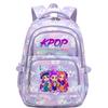 Kpop Xiaoqing Backpack College Trend Primary And Secondary School Student School Bag Lightweight Large Capacity Backpack