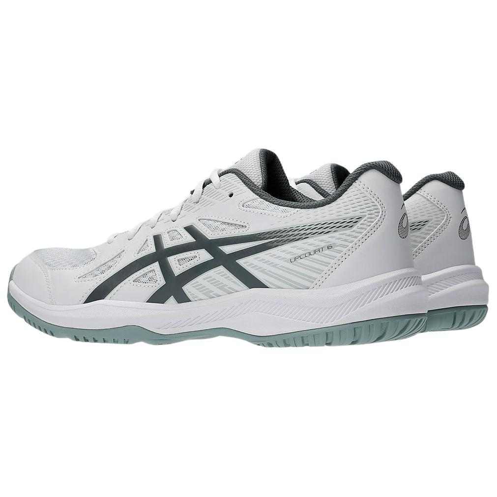 Asics UPCOURT 6 Atmungsaktive Volleyballschuhe Herren Weiß 1071A104-107
