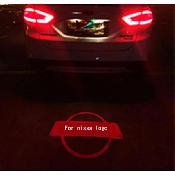 Car Motor Motorcycle Tail Decorative Car Logo Projector 12V  24V LED Emergency Braking Back UP Stop Laser Light