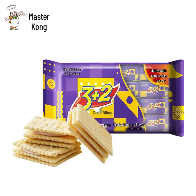 Master Kong 3+2 Soda Sandwich Biscuits