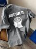 Brain Just Use It Printing Washed TShirts Women Cotton Oversize T Shirt Summer Soft Short Sleeve Tops Casual ONeck Clothes